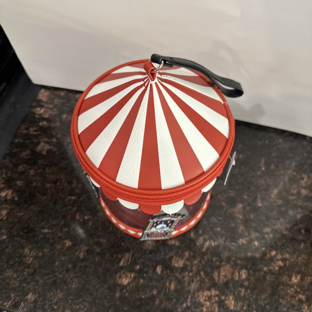 Bath & Body Works Halloween 2026 CAROUSEL TENT Wristlet Clear Purse Zip Bag NWT - Picture 7 of 9